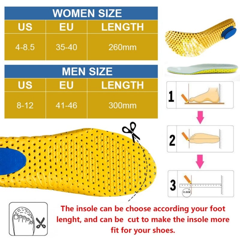 XINIFOOT إكسيني فوت 3 أزواج من نعل الأحذية المرن الممتص للصدمات مع تصميم خلية النحل القابل للتنفس، بدائل نعل الأحذية الرياضية للنساء - Image 2